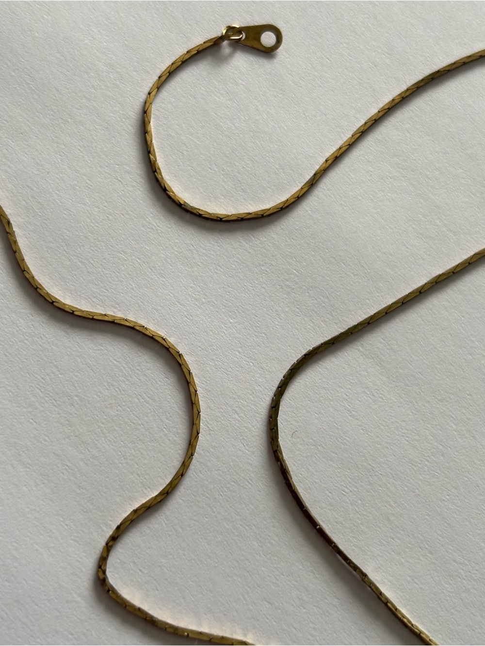 Gold fashion necklace